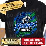**PREORDER ONLY** Jaguars JROTC Raiders Paint Strokes - Tee or Sweatshirt - 1 Week Turn Around from Date of Order