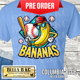 **PREORDER ONLY 1 WEEK TAT** Bananas Baseball Tee or Sweatshirt