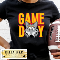 Kansas City Football Wolf Game Day Tee or Sweatshirt