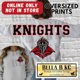 **PREORDER** Oversized Mascot Sweatshirt - CUSTOM - 1 Week Turnaround