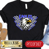 **PREORDER** Eagles Lightning Checkered Tee or Sweatshirt