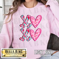 Valentine - XOXO Hearts Tee or Sweatshirt