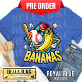 **PREORDER ONLY 1 WEEK TAT** Bananas Baseball Tee or Sweatshirt
