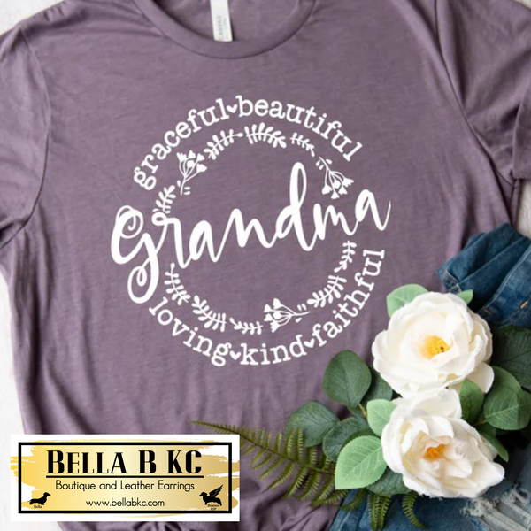 Grandma - Grandma Round Print Tee