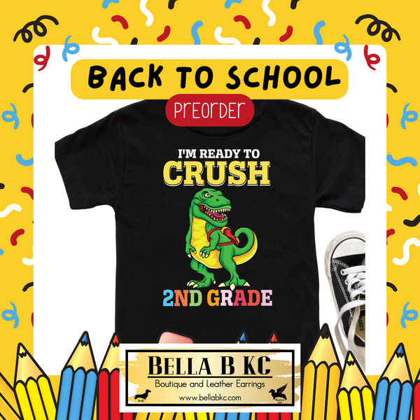 **PREORDER** Dino Crush - Back to School - PreK-5th Grade Youth