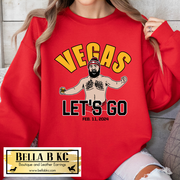 Kansas City Football JK Vegas - Let's Go Tee or Sweatshirt