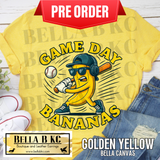 **PREORDER ONLY 1 WEEK TAT** Game Day Bananas Baseball Tee or Sweatshirt
