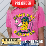 **PREORDER ONLY 1 WEEK TAT** Game Day Bananas Baseball Tee or Sweatshirt
