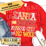 KC Football - Christmas - Multiple Shirt Options