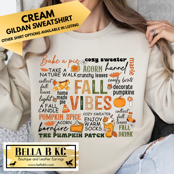 **PREORDER ONLY** Fall - Fall Vibes Subway #64 - Tee or Sweatshirt - 1 Week Turn Around from Date of Order