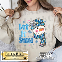 Winter - Let it Snow Snowman Tee or Sweatshirt