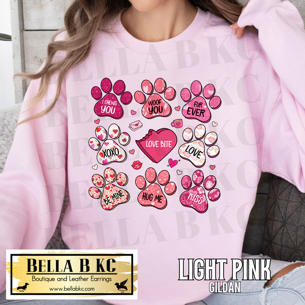 Valentine - Paws Tee or Sweatshirt