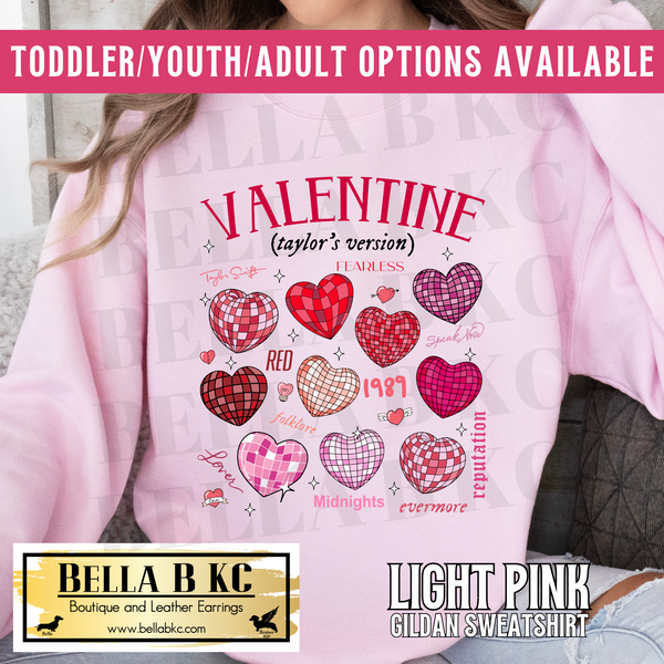 TODDLER/YOUTH Valentine - Valentine TS Version Tee or Sweatshirt