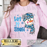 Winter - Let it Snow Snowman Tee or Sweatshirt