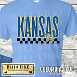 Kansas City Baseball Checkered Tee or Sweatshirt