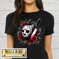 Halloween - Floral Horror Mask  - Tee or Sweatshirt