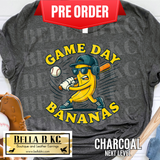 **PREORDER ONLY 1 WEEK TAT** Game Day Bananas Baseball Tee or Sweatshirt