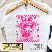 **PREORDER** Valentine - Highland Cow Tee or Sweatshirt