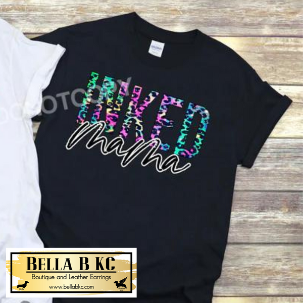 Mother - Inked Mama Rainbow Leopard Tee or Sweatshirt