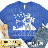 Kansas City KC Baseball Outline Tee or Sweatshirt