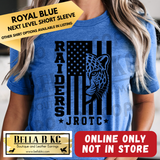 **PREORDER ONLY** Jaguars JROTC Raiders Black Flag - Tee or Sweatshirt - 1 Week Turn Around from Date of Order