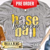 **PREORDER ONLY 1 WEEK TAT** Bananas Baseball Tee or Sweatshirt