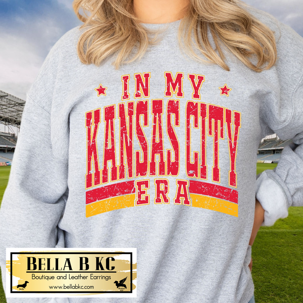 Kansas City Football In My Kansas City Era Distressed Tee or Sweatshirt