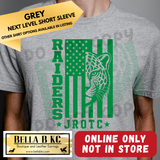 **PREORDER ONLY** Jaguars JROTC Raiders Green Flag - Tee or Sweatshirt - 1 Week Turn Around from Date of Order