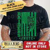 **PREORDER ONLY** Jaguars JROTC Raiders Green Flag - Tee or Sweatshirt - 1 Week Turn Around from Date of Order
