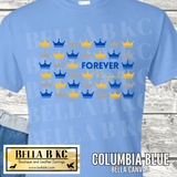 Kansas City Baseball Forever Crowns Tee or Sweatshirt