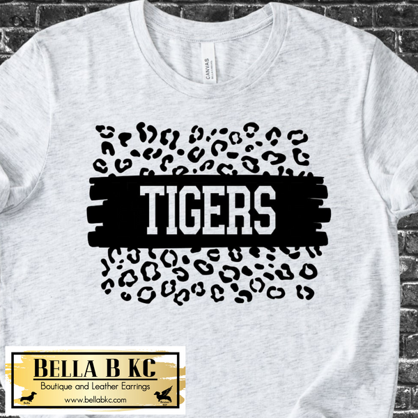 Tigers Leopard - Black Print - Tee or Sweatshirt