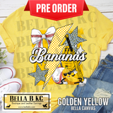 **PREORDER ONLY 1 WEEK TAT** Go Bananas Baseball Bow Coquette Tee or Sweatshirt
