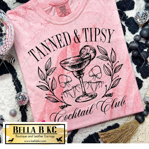Tanned and Tipsy Cocktail Club Tee