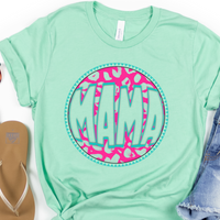 Mother - Mama Round Leopard Tee