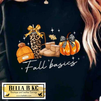 Fall - Fall Basics LEOPARD *GLITTER INFUSED PRINT* Tee or Sweatshirt