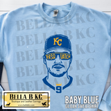 Kansas City Baseball #9 Pasquatch Tee or Sweatshirt