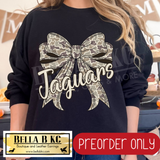 **PREORDER ONLY** Jaguars Camo Coquette Bow - Tee or Sweatshirt - 1 Week Turn Around from Date of Order