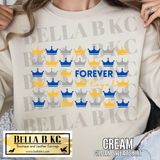 Kansas City Baseball Forever Crowns Tee or Sweatshirt