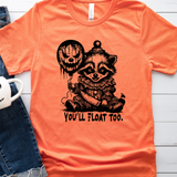 Halloween - Creepy Clown Racoon - Tee or Sweatshirt