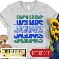 **PREORDER** Jaguars Leopard Repeat Tee or Sweatshirt