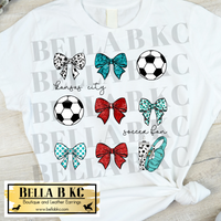 KC Soccer Bows Croquet KC Soccer Fan Tee or Sweatshirt