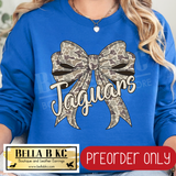 **PREORDER ONLY** Jaguars Camo Coquette Bow - Tee or Sweatshirt - 1 Week Turn Around from Date of Order