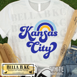 Kansas City Baseball Rainbow Tee or Sweatshirt