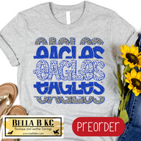 **PREORDER** Eagles Leopard Repeat Tee or Sweatshirt