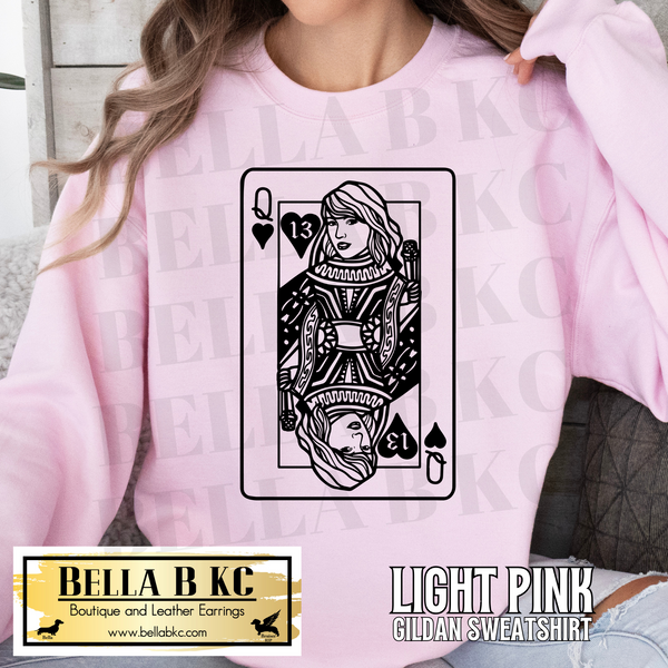 **PREORDER** Valentine - TS Queen of Hearts Tee or Sweatshirt