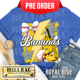 **PREORDER ONLY 1 WEEK TAT** Go Bananas Baseball Bow Coquette Tee or Sweatshirt