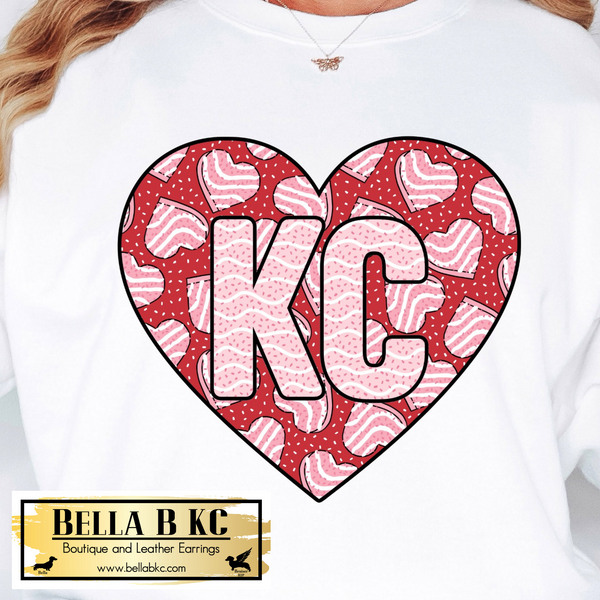 Valentine - Heart KC Cake Tee or Sweatshirt