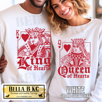 **PREORDER** Valentine - KING of Hearts Tee or Sweatshirt *ORDER EACH SEPARATELY*