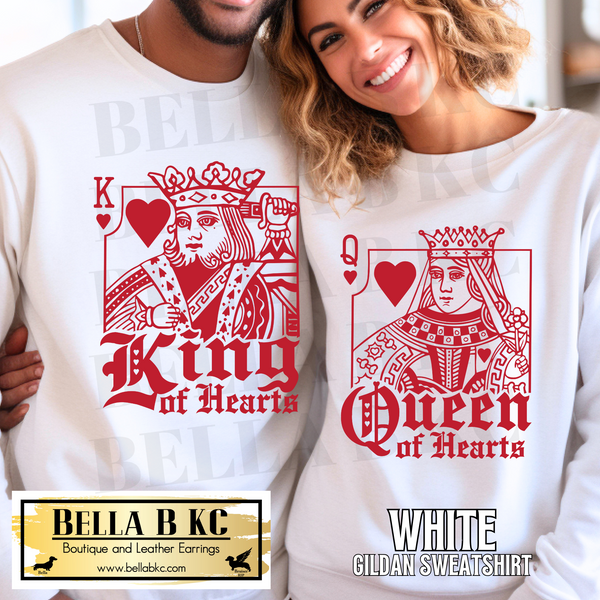 **PREORDER** Valentine - KING of Hearts Tee or Sweatshirt *ORDER EACH SEPARATELY*