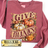 Fall - Give Thanks Tee or Sweatshirt